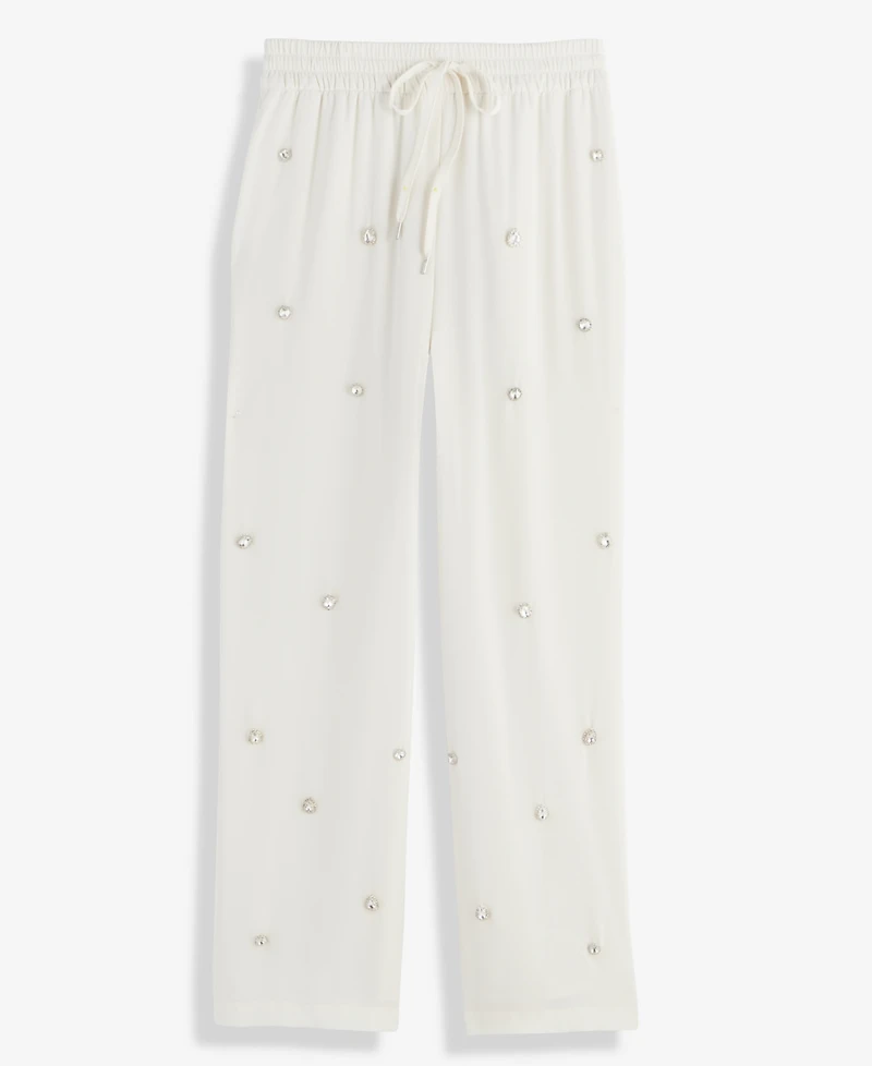 I.n.c. International Concepts Women's Embellished Drawstring Pants, Macy's Exclusive