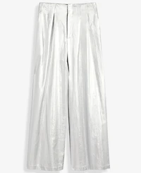 I.n.c. International Concepts Women's Metallic Wide-Leg Pants, Macy's Exclusive