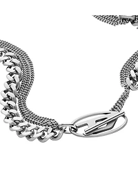 Diesel Unisex Diesel Stainless Steel Chain Necklace