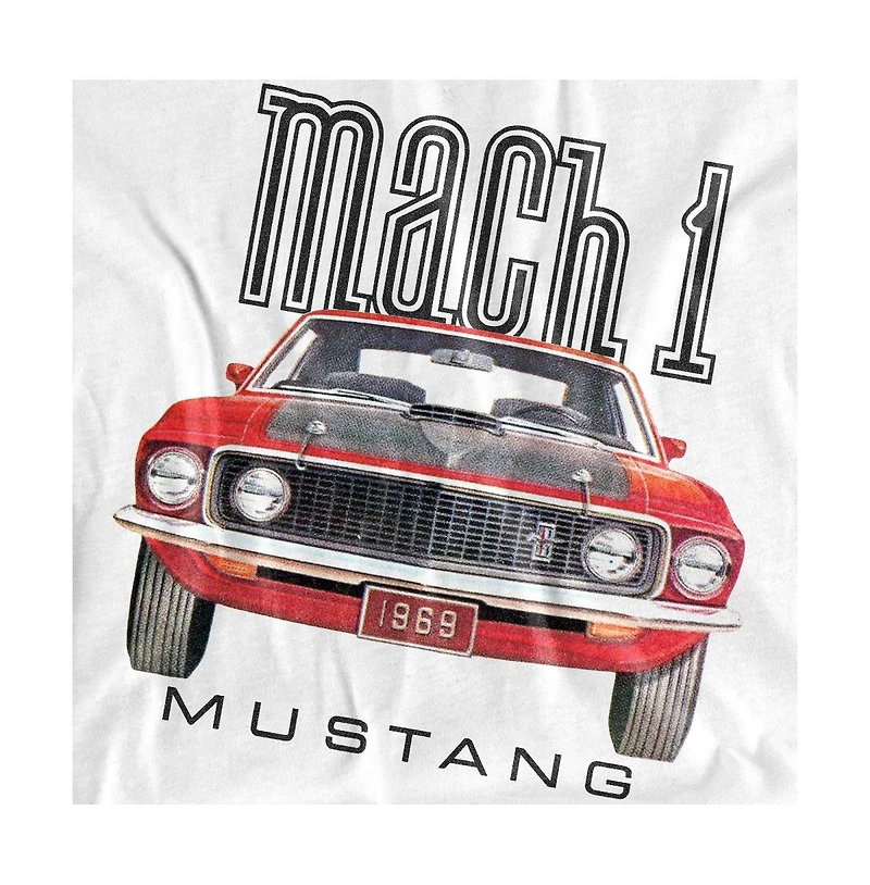 Logovision Men's Ford Mustang 69 Mach 1 T Shirt