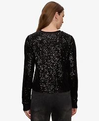 Sanctuary Women's Sparkle Together Sequin Top