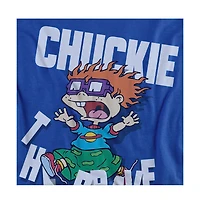 Logovision Men's Rugrats Brave Chuckie T Shirt
