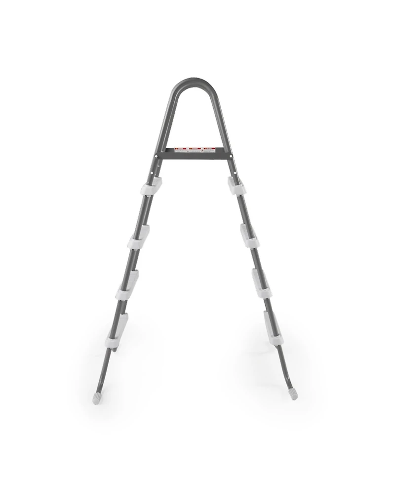 Intex Steel Frame Above Ground Swimming Pool Ladder for 48 Inch High Wall Pools