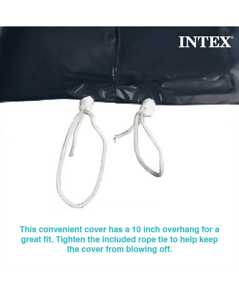Intex 28031E 12 Foot Round Above Ground Swimming Pool Cover, (Pool Cover Only)