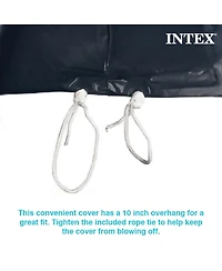 Intex 28031E 12 Foot Round Above Ground Swimming Pool Cover, (Pool Cover Only)