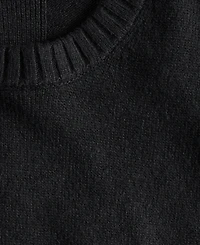 I.n.c. International Concepts Women's Ribbed-Trim Crewneck Pullover Sweater, Macy's Exclusive