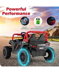 12V Kids Ride on Truck with Parental Remote 3 Speeds & Reverse Forward Function