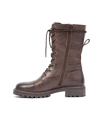 Tall Ankle Lace Up Boot
