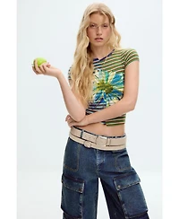 Desigual Women's Cargo pants with pockets