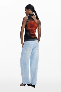 Desigual Women's Knot neckline T-shirt