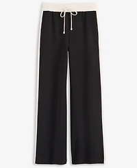 I.n.c. International Concepts Petite Drawstring-Waist Side-Stripe Wide-Leg Pants, Macy's Exclusive