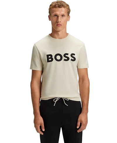 Boss by Hugo Men's 3D Logo Cotton-Jersey T-Shirt