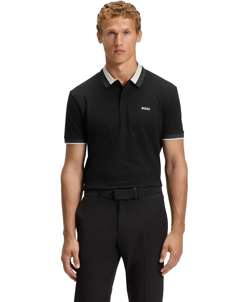 Boss by Hugo Men's Cotton-Pique Polo Shirt