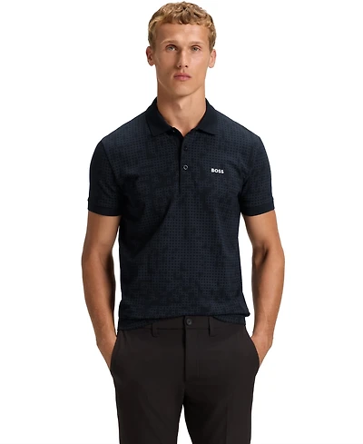 Boss by Hugo Men's Stretch-Cotton Polo Shirt