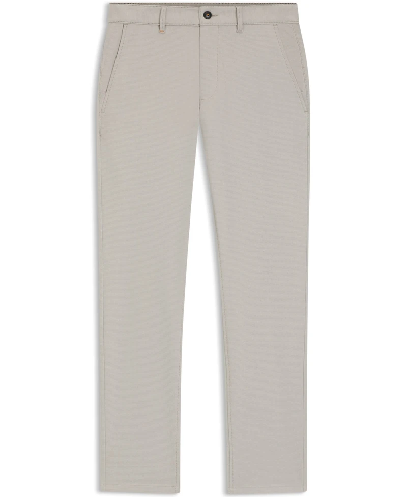 Boss by Hugo Boss Men's Patterned Stretch Fabric Slim-Fit Pants