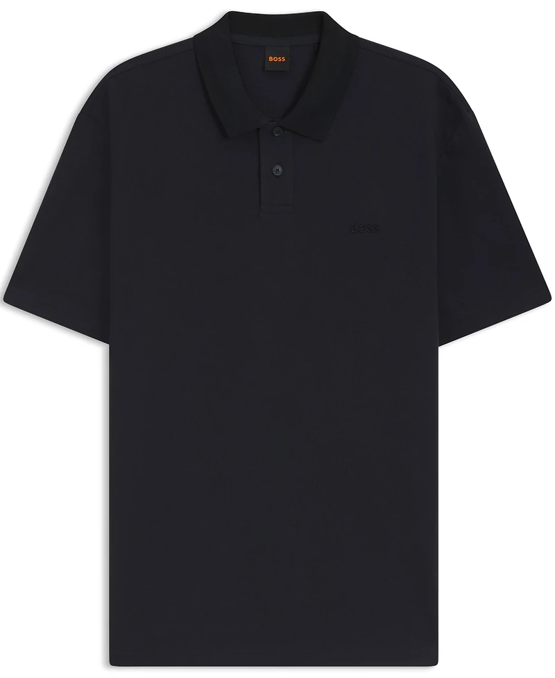 Boss by Hugo Men's Cotton Pique Relaxed-Fit Polo Shirt