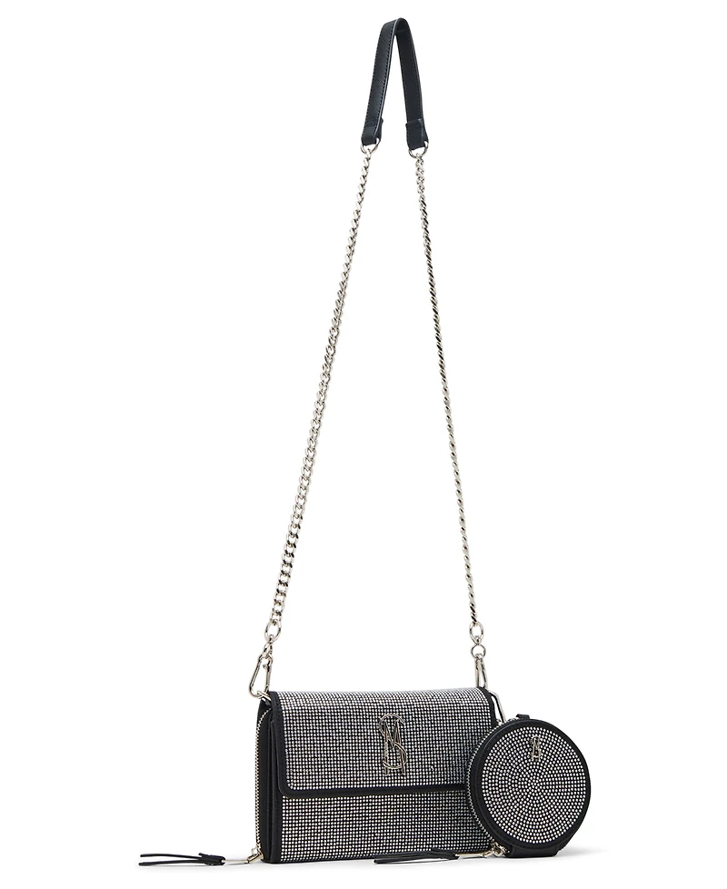 Steve Madden Boxed Embellished Carina Crossbody Wallet