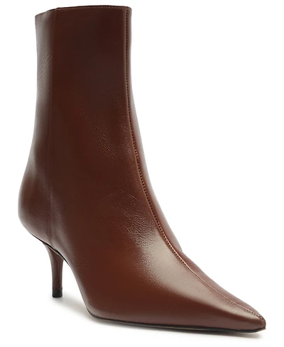 Arezzo Women's Sasha Low Kitten Heel Booties