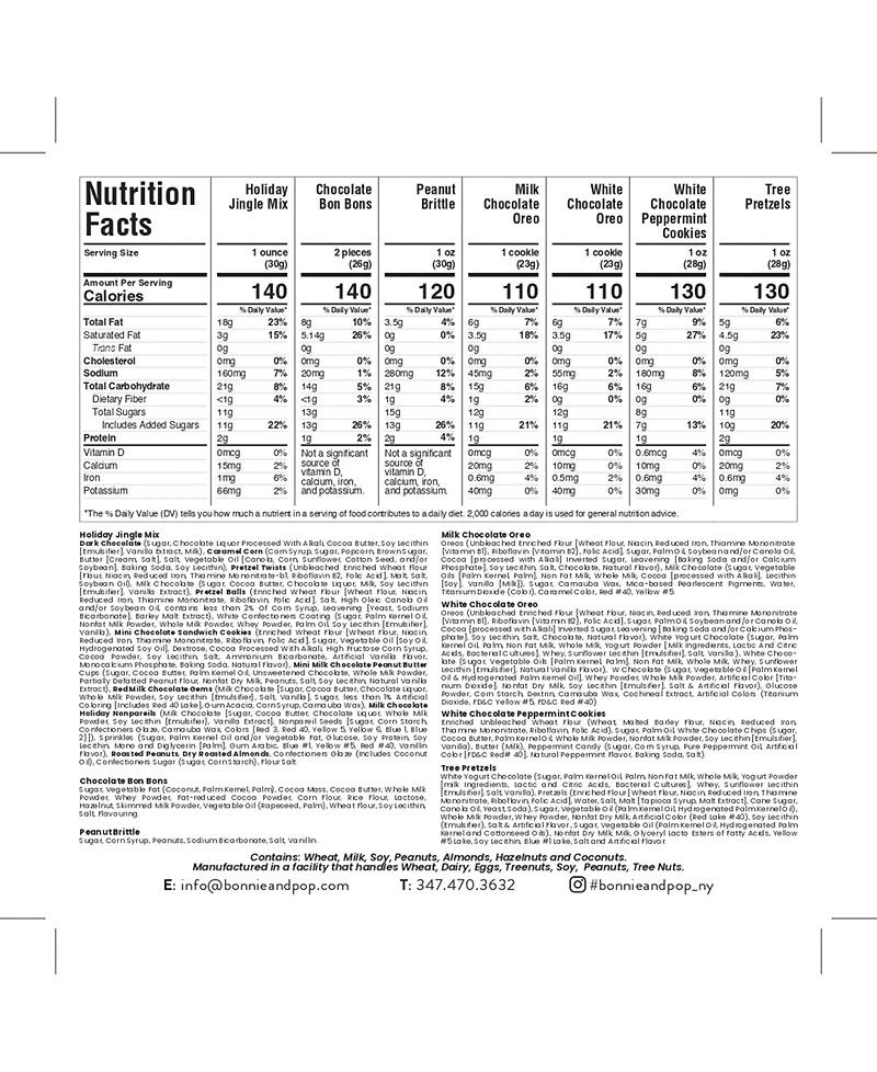 Bonnie & Pop Christmas Nutcracker Gift Tin, Set of 3