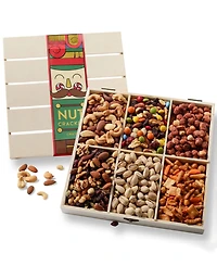 Bonnie & Pop Christmas Mixed Nut Gift Crate, 6 Sections