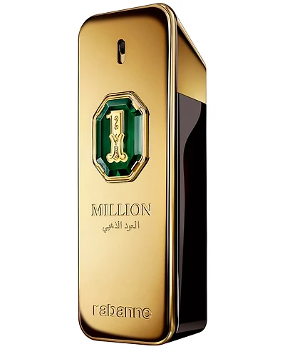 Rabanne 1 Million Golden Oud Parfum Intense Natural Spray, 3.4 oz.