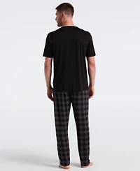 Perry Ellis Portfolio Men's Deluxe Touch Buffalo Plaid Sleep Pants