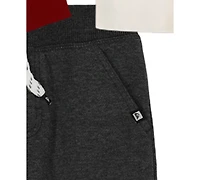 Quiksilver Toddler & Little Boys 4T-7 3-Piece T-Shirt, Hooded Zip-Up Sweatshirt and Joggers Set