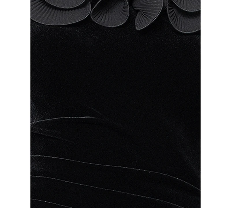Xscape Petite Off-Shoulder Long Dress