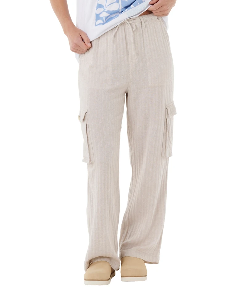 Rip Curl Women's Oceanic Textured Relaxed Fit Pants