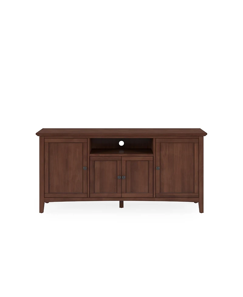 Furniture 64" Hedworth Wood Entertainment Console Drawer