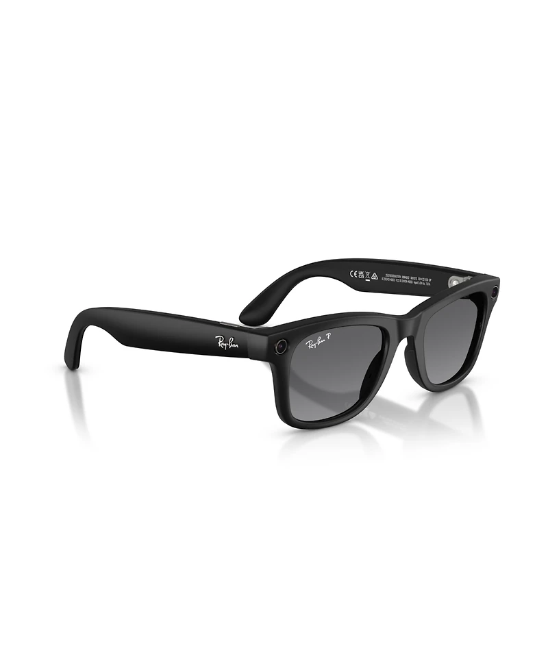 Ray-Ban Unisex Ai Meta Gen2 Polarized Wayfarer Sunglasses, RW4012