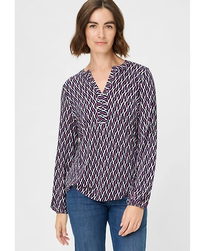 Olsen Women's Printed Tunic T-Shirt