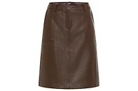Olsen Women's Faux Croc A-Line Skirt
