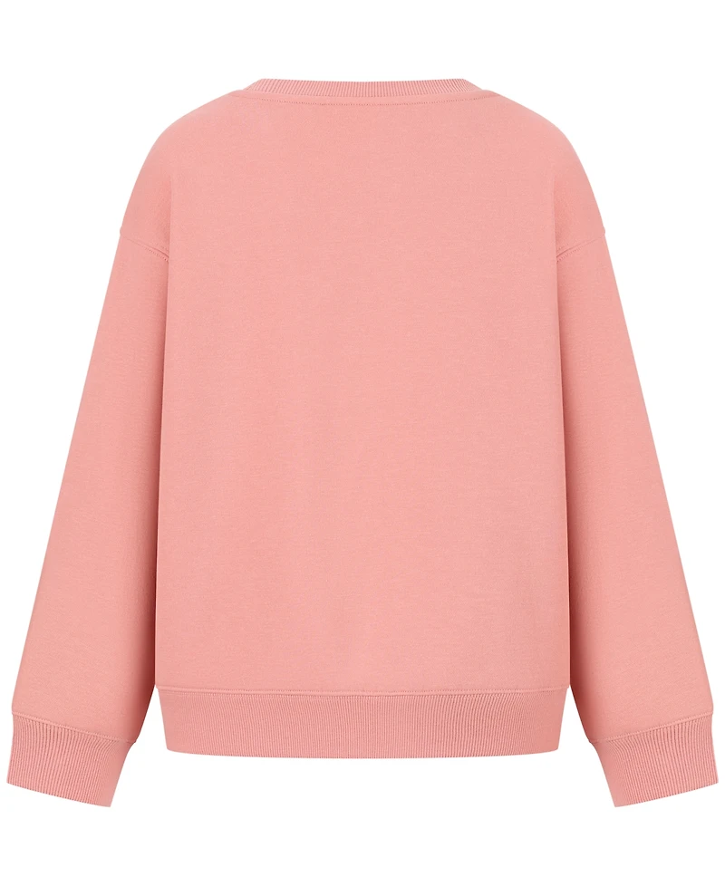 Roxy Girls 7-16 Hibiscus Oversized Crewneck Sweatshirt