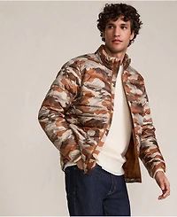 Lands' End Men's Wanderweight Packable Print Down Jacket