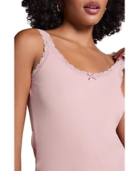 Hunkemoller Women's Cami Rib Lace