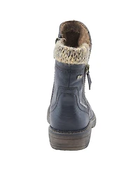 Spring Step Wibea Slouch Shaft Water-Resistant Booties with Sweater Cuff & Shock-Absorbing Sole
