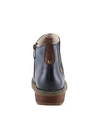 Spring Step Nonia Chelsea-Inspired Bootie with Plaid Stretch Gore and Shock-Absorbing Sole