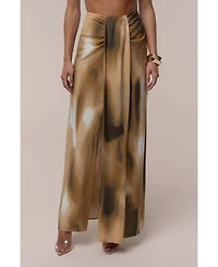 Jluxlabel Women's Flowing Elegance Maxi Skirt