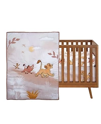 Lambs & Ivy Disney Baby Lion King Safari 3-Pc Infant Nursery Crib Bedding Set