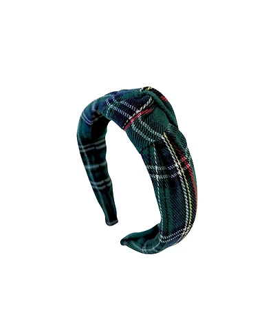 Bits & Bows Girls' Plaid Knot Headband