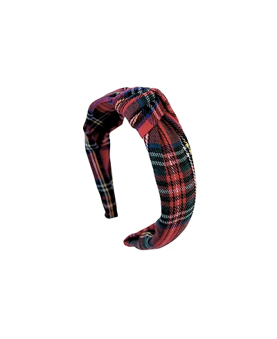 Bits & Bows Girls' Plaid Knot Headband