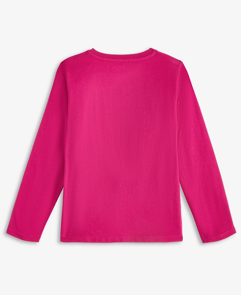 Epic Threads Girls 5-20 Sequin Detail Cherry Print Long-Sleeves T-Shirt, Macy's Exclusive