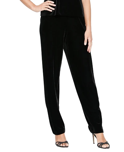 Alex Evenings Petite Velvet Slim Pants