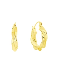 And Now This Twisted Hoop Earrings