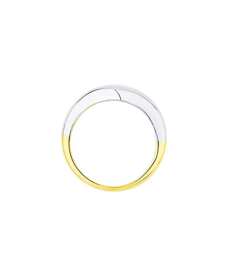 And Now This Two Tone Wave Ring