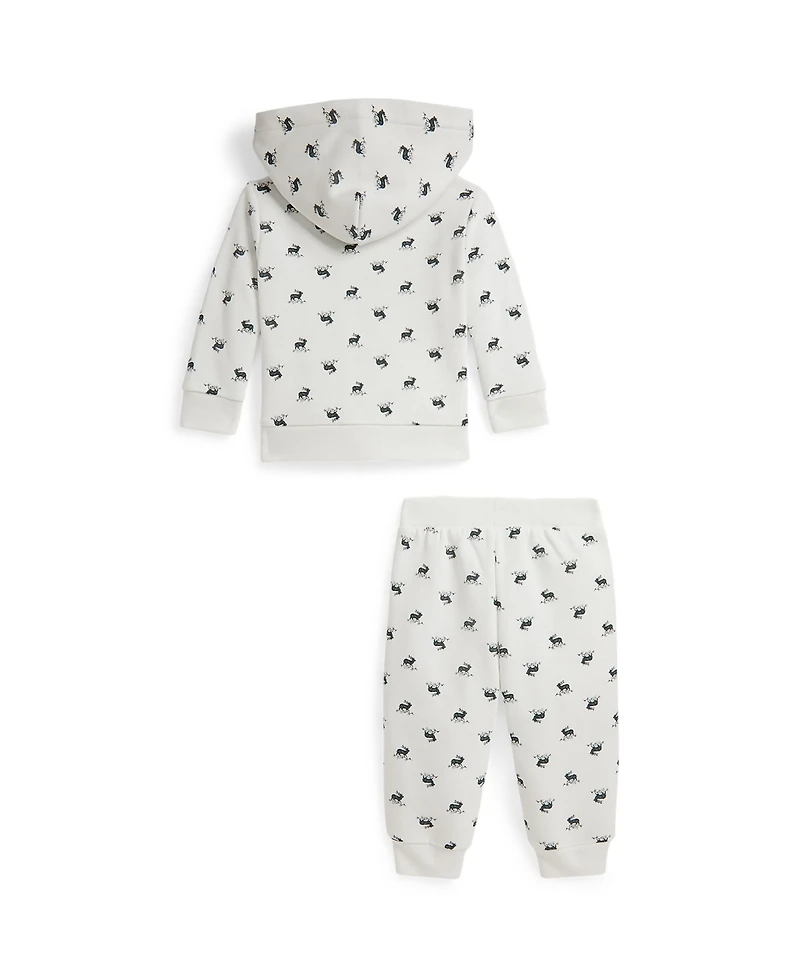 Polo Ralph Lauren Baby Boys 2-Piece Long Sleeve Hoodie and Pants Set