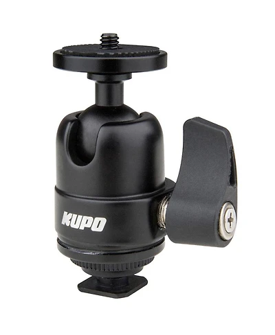 Kupo Midi Ball Head with Hot Shoe Mount