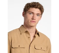 Michael Kors Men's Two-Pocket Flannel Shirt