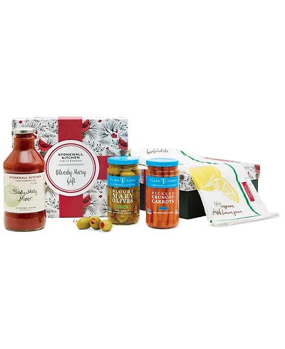 Stonewall Kitchen Holiday Bloody Mary Collection Gift Set, 4 Piece